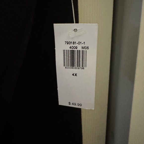 4x - Old Navy - Black - Fleece Quarter Zip - Picture 7 of 9